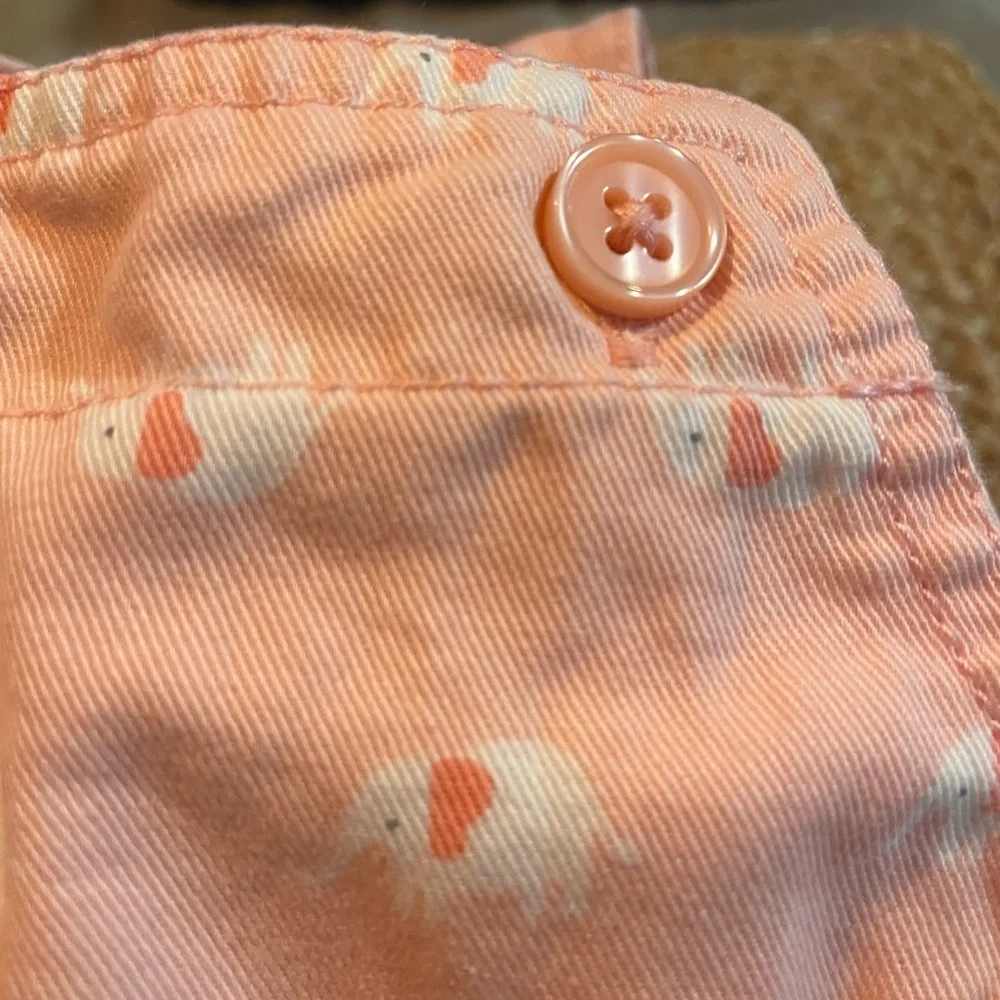 Carter’s Infant Jumper - Pink and White with Elephants